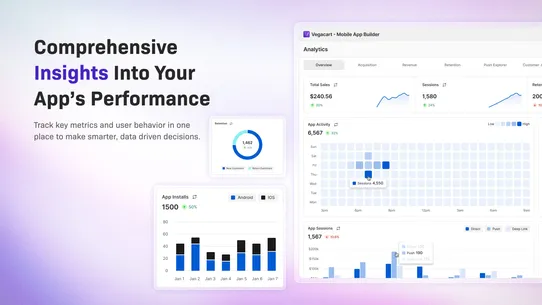 Mobile App Builder ‑ Vegacart screenshot