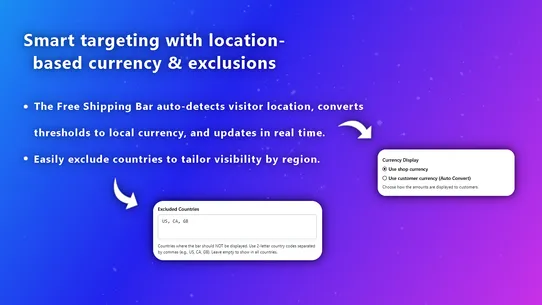 Smart Free Shipping Bar screenshot