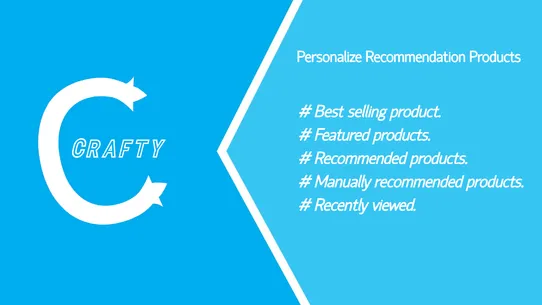 Product Recommendations‑Crafty screenshot