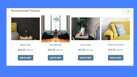 Product Recommendations‑Crafty screenshot