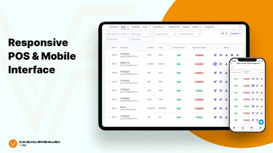 Vify Order Printer PDF Invoice screenshot