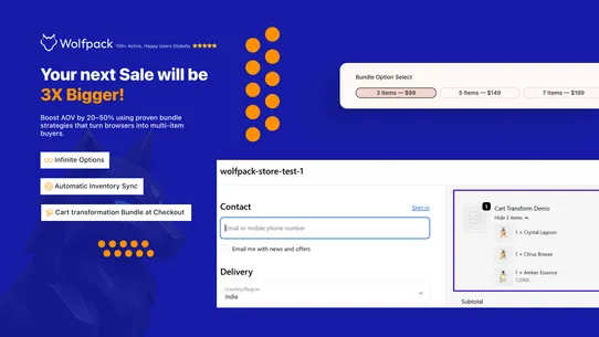 Wolfpack Bundle Builder screenshot