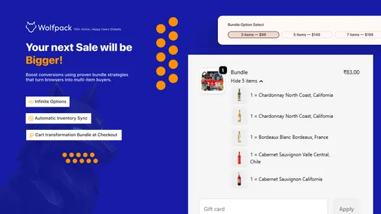 Wolfpack Bundle Builder screenshot