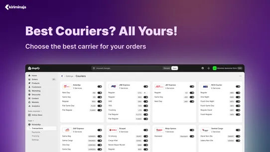 KiriminAja Multi Courier &amp; COD screenshot
