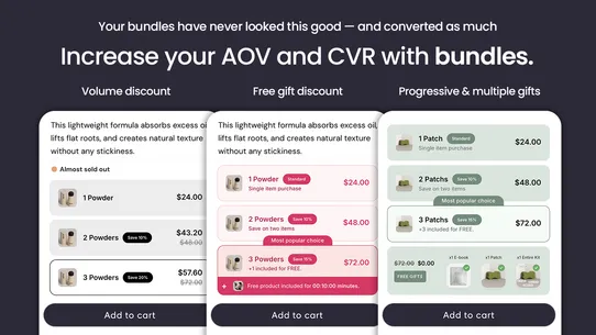 Amose Bundles &amp; Quantity Break screenshot