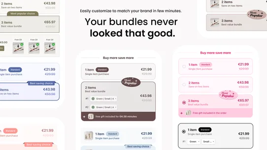 Amose Bundle — Quantity Breaks screenshot