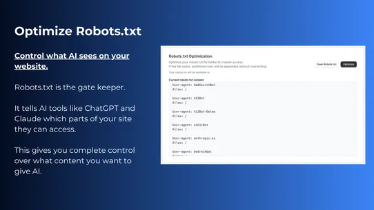 GEORank ‑ Rank On ChatGPT &amp; AI screenshot