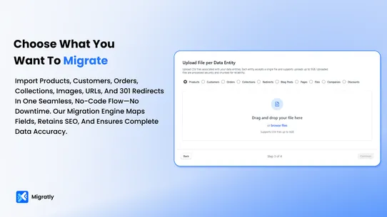 Store Migration &amp; Order Import screenshot