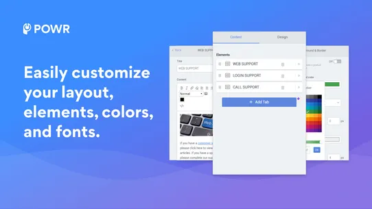 POWR Product Tabs screenshot