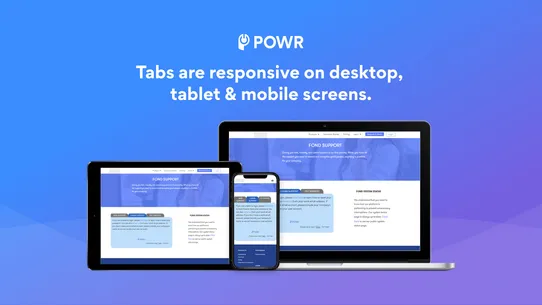 POWR Product Tabs screenshot