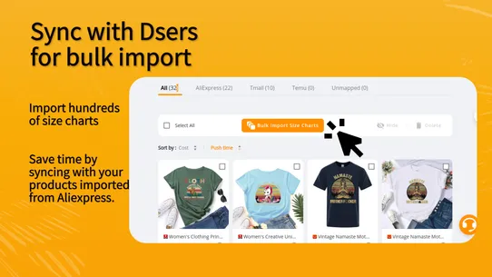 Dsize: Size Chart Dropshipping screenshot
