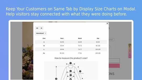 Dsize: Size Chart &amp; Size Guide screenshot
