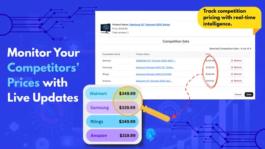 Competitor AI Pricing Editor screenshot