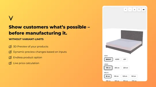 Visionz ‑ 3D Configurator screenshot
