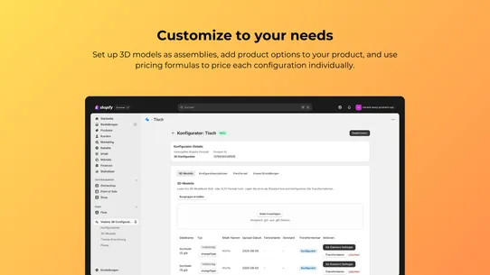 Visionz ‑ 3D Configurator screenshot