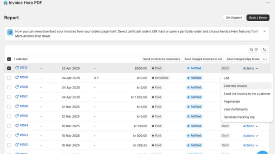 Invoice Hero PDF screenshot