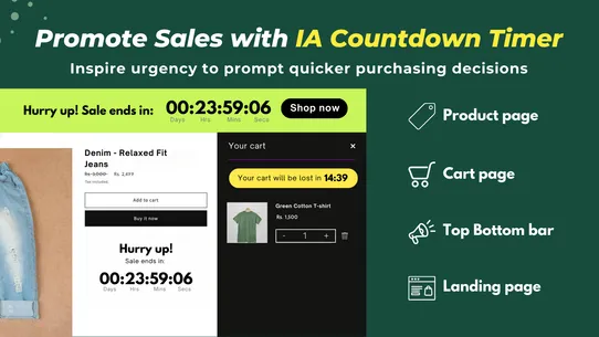 IA ‑ Sales Countdown Timer Bar screenshot