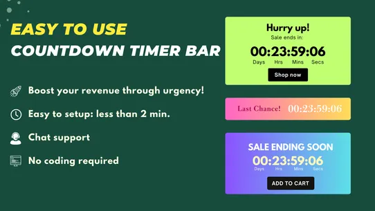 IA ‑ Sales Countdown Timer Bar screenshot