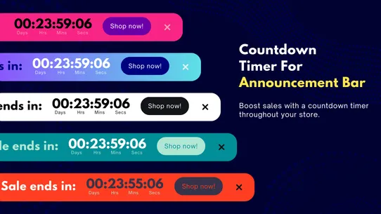 IA ‑ Sales Countdown Timer Bar screenshot