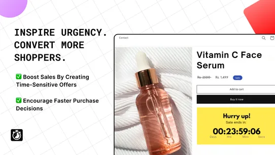 Oxify Countdown Timer Bar screenshot