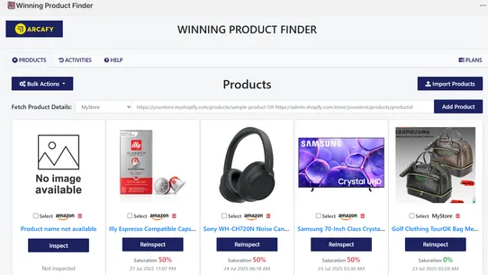 Winning Product Finder screenshot