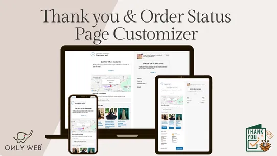 Thank You Page Customizer screenshot