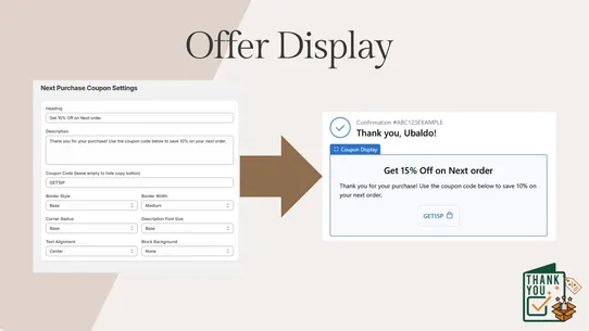 Thank You Page Customizer screenshot