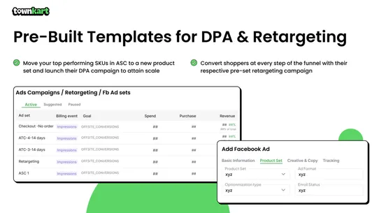Townkart Ads Manager screenshot