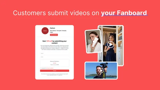 Fanboard ‑ Customer Videos screenshot