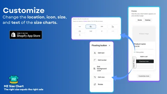 MZ Size Chart &amp; Size Guide screenshot