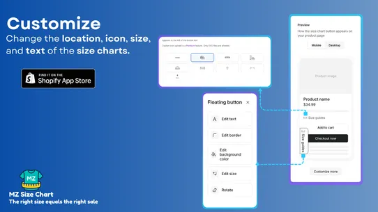 MZ Size Chart &amp; Size Guide screenshot