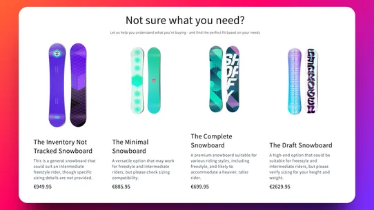 Product Picked screenshot