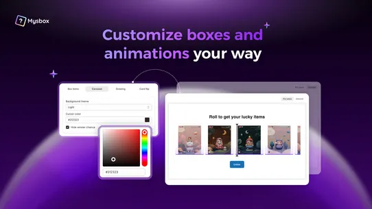 Mysbox ‑ Mystery Box Builder screenshot