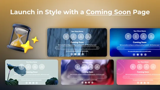 Coming Soon ‑ Launch Page screenshot