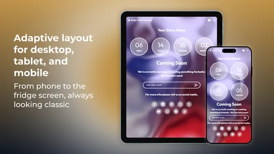 Coming Soon ‑ Launch Page screenshot