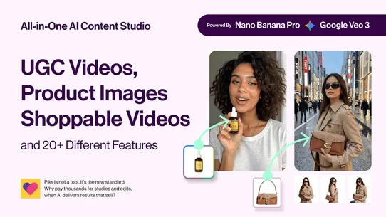 Piks: AI Product Image &amp; Video screenshot