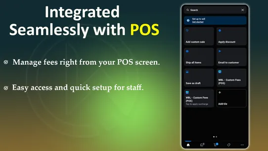WBL ‑ Custom Fees (POS) screenshot