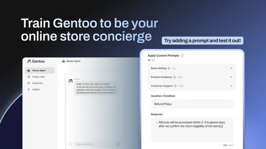 Gentoo AI Concierge screenshot