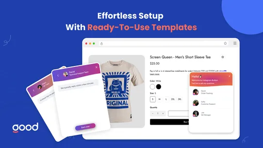 GA: Instagram Button screenshot
