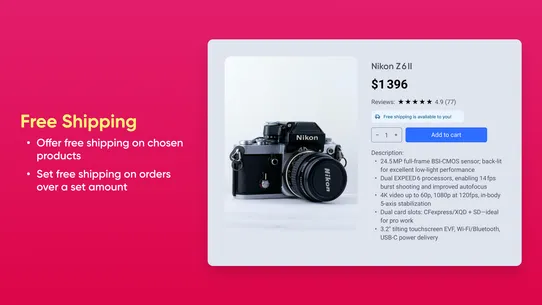 SaleBoost: Free Shipping, Gift screenshot