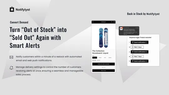 Notifylyst ‑ Back in Stock screenshot