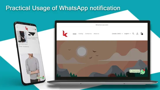 KILATECH WhatsApp Button screenshot