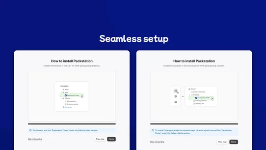 shoplab ‑ DHL Packstation screenshot