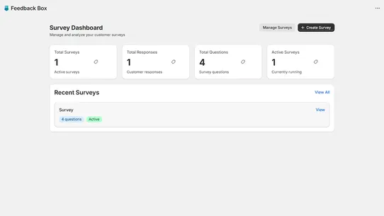 Feedback Box screenshot