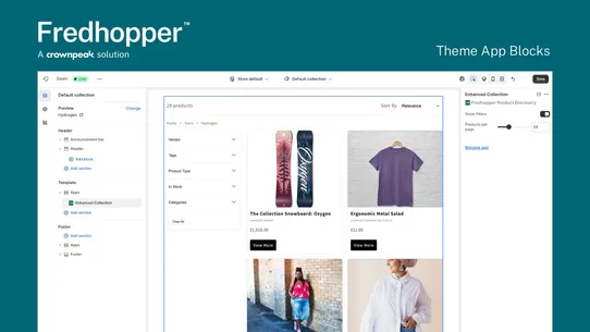 Fredhopper Product Discovery screenshot