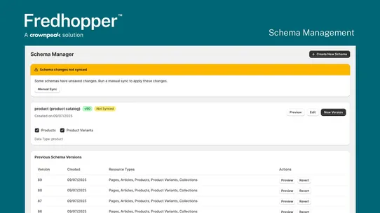 Fredhopper Product Discovery screenshot