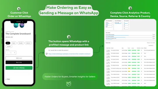 CA: WhatsApp Order Button screenshot