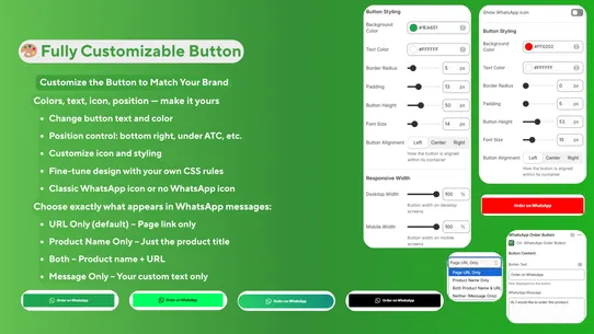 CA: WhatsApp Order Button screenshot