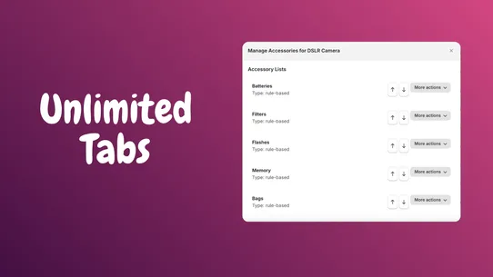 N17 Upsell Accessories Tab screenshot