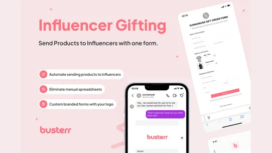 Busterr ‑ Influencer Gifting screenshot
